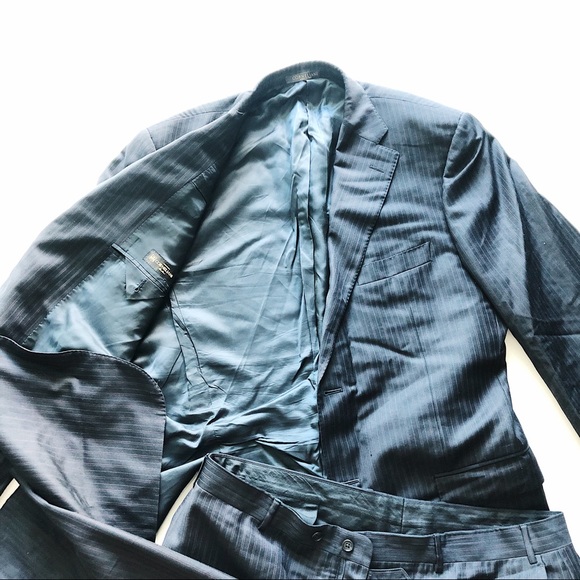 Corneliani black pinstripe suit - Picture 4 of 5